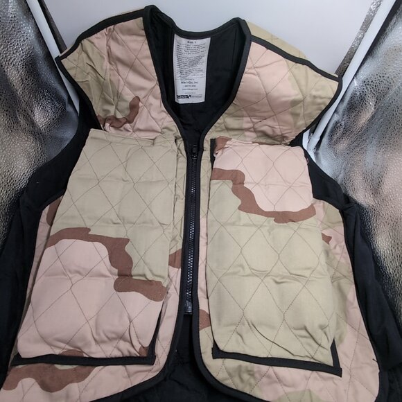 Techniche Cooling Zippered Vest -Cooling Beanie and Cooling Neck Band Size Large - Picture 6 of 14